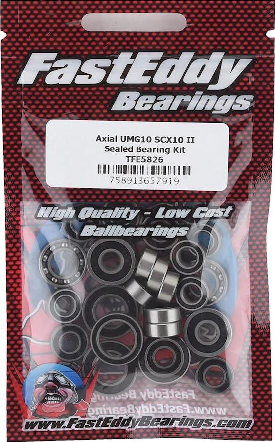 FastEddy Axial UMG10 SCX10 II Sealed Bearing Kit